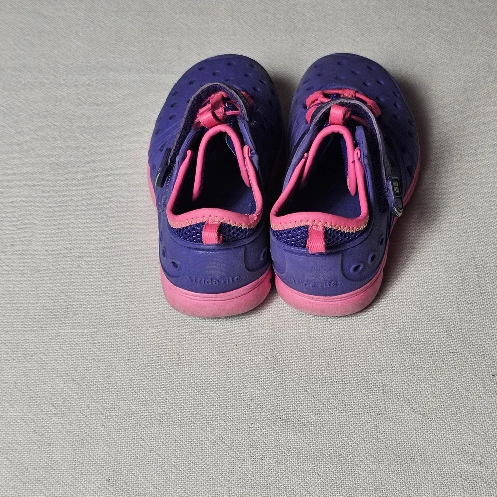 Stride Rite Made 2 Play Phibian Shoes‎ Kids Size 8 Pink/Purple